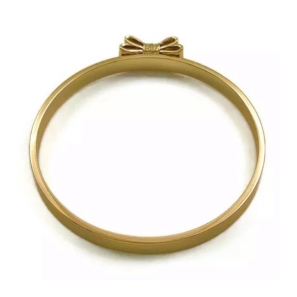 KATE SPADE • Moon River Crystal Gold Bangle Bracelet - Picture 7 of 8